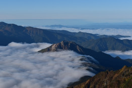 山頂から西側