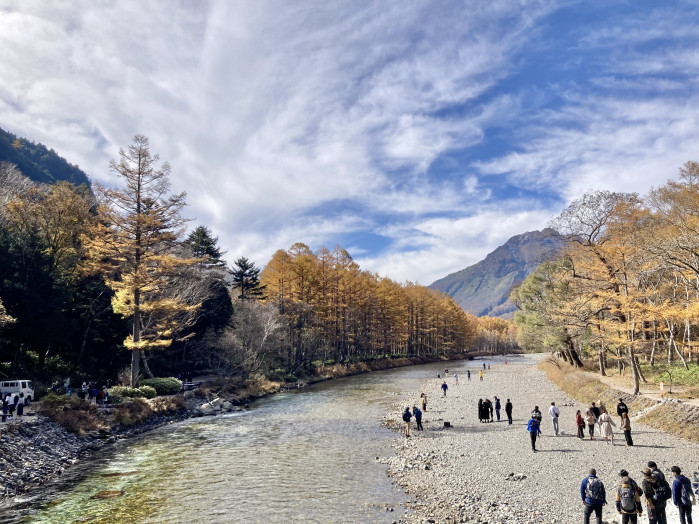 天気の良い日は焼岳もくっきり見えます！