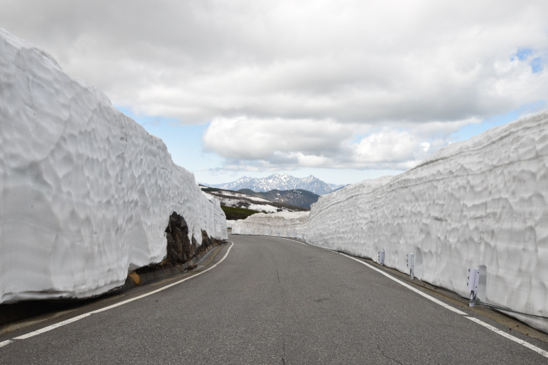 奥には穂高連山が見えます♪