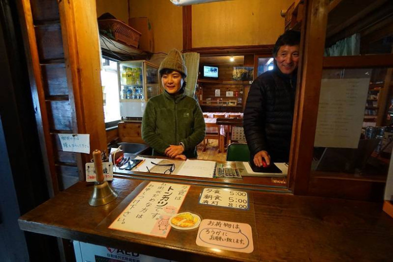 岡さんとオーナーの小池さんに温かく迎えていただきました！