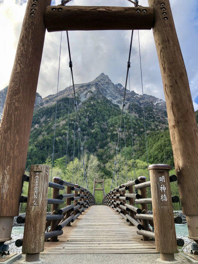 明神岳麓の緑が豊かになってきました。