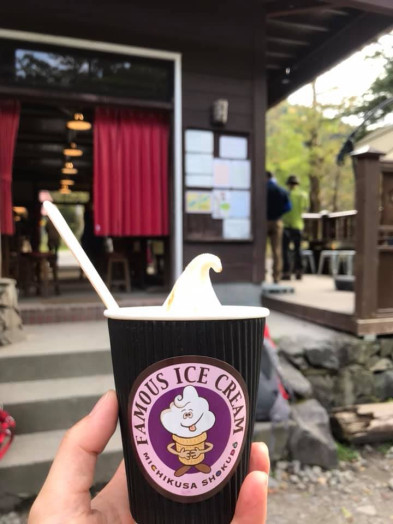 徳澤園のコーヒー＆ソフトクリームwithシナモン