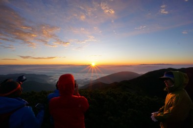 朝日もばっちり見れました