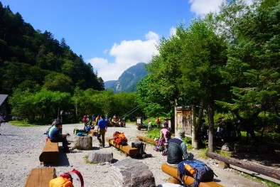 晴天の中の横尾