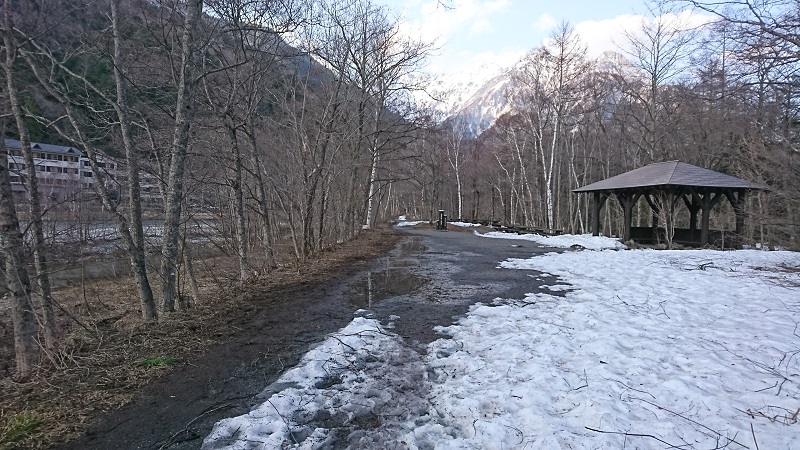 田代橋近く、中の瀬園地