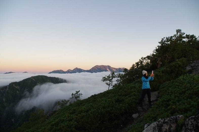 立山もこんなに近くで始めて見ました。