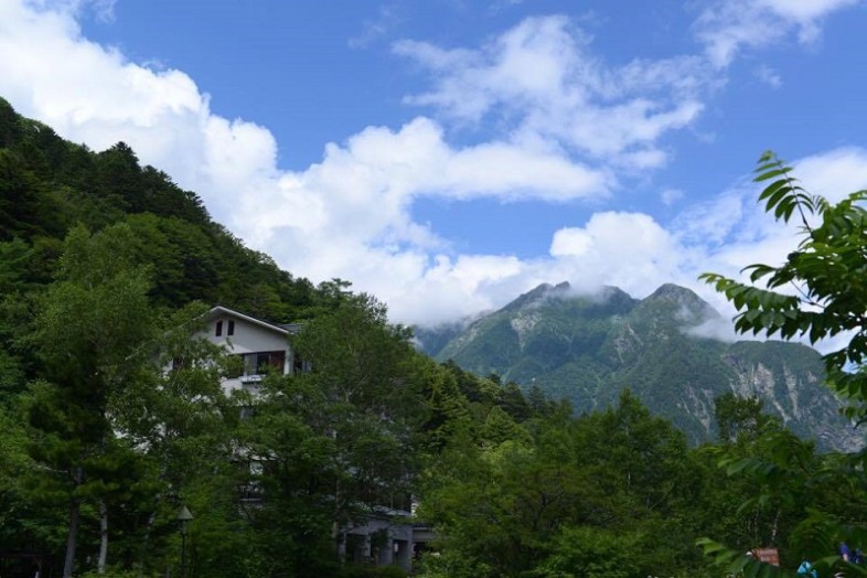 美しい青空が広がっています