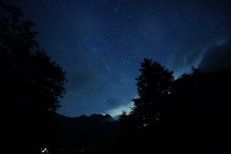 帰ってきた上高地も変わらず星が輝いていました！信州満喫です＾＾