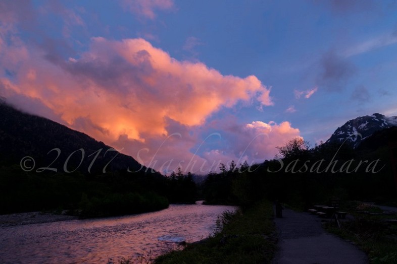 2017.05.25_雨上がりの夕焼け（笹原写真師撮影）