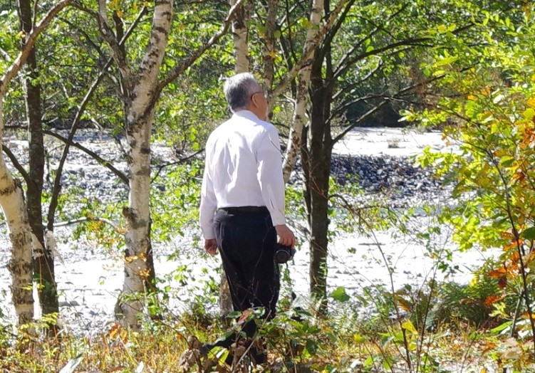 良いお天気にさっそく総支配人がカメラを持ってお出かけです。