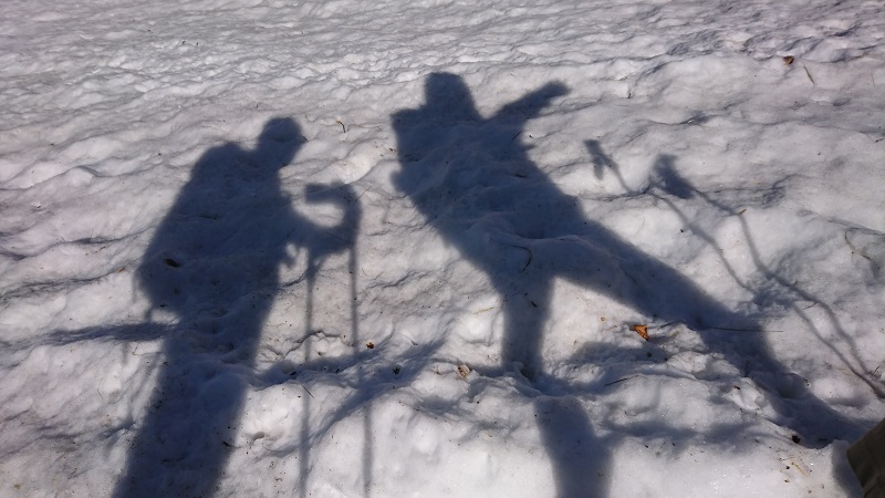 楽しい雪道あるき