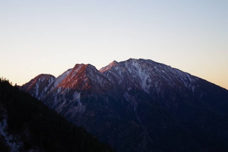 六百山、霞沢岳