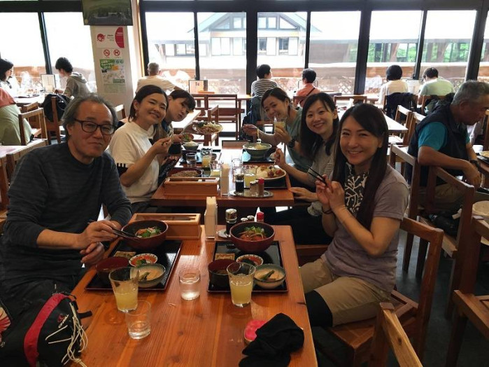 上高地食堂でランチ～