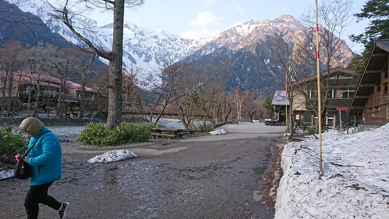 河童橋あたり