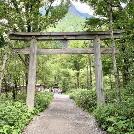 穂高神社の鳥居